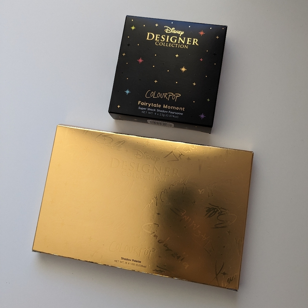 New Disney colourpop eyeshadow bundle